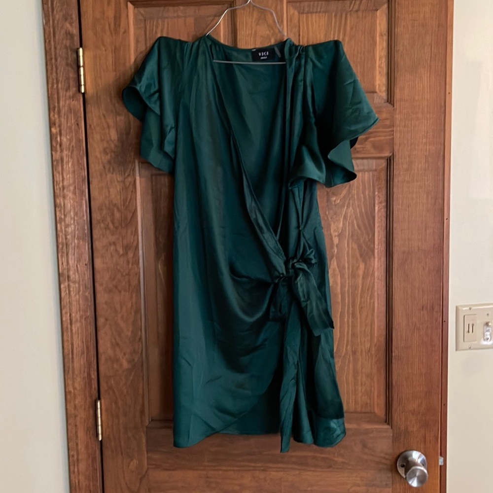 Mini wrap dress